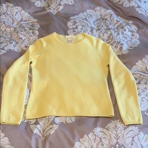 Pastel yellow cashmere sweater